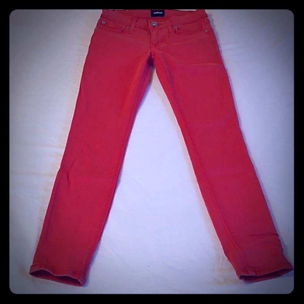 Coral Colored Denim Jeans (Size 25)